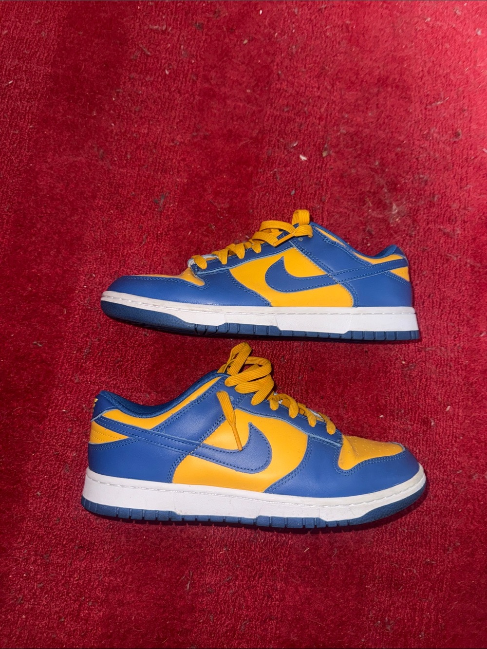 Nike UCLA Men’s Blue and Yellow Low-Top Sneakers